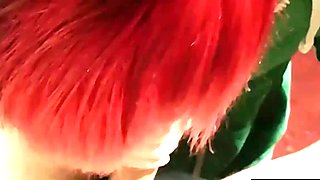 Emo redhead twink Xander Wilde gives a blowjob to his friend