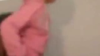 Homemade video of busty teenage chick sucking hairy dick