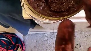 Bouchée enrobée de chocolat
