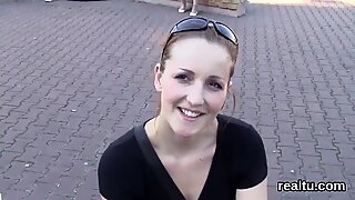 Stellar czech nympho gets tempted in the mall and rode in pov